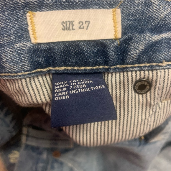 Madewell sz 27 distressed jean short - Picture 4 of 4